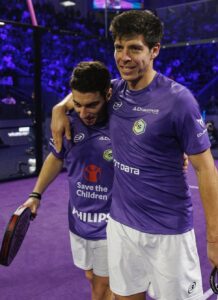 Di Nenno junto a Tello en la Héxagon Cup