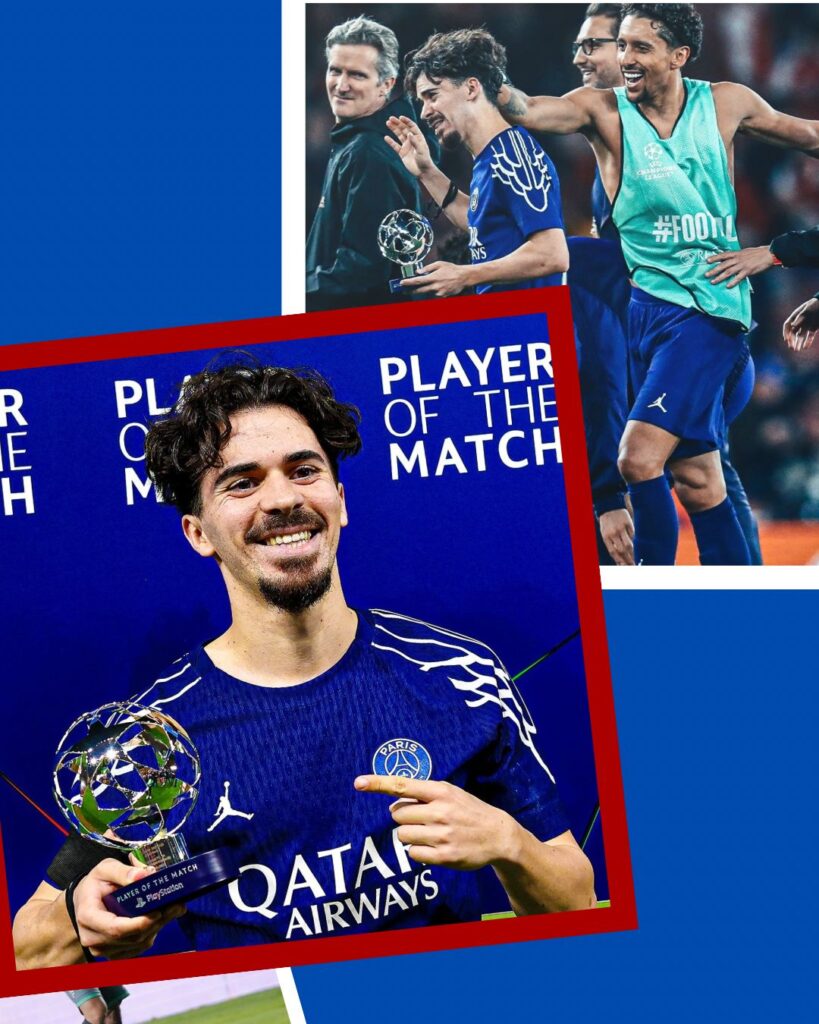 Vitinha, clave para el PSG