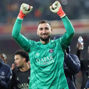 Felicidad en el rostro de Donnarumma