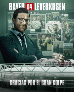 Xabi Alonso al estilo Casa de Papel