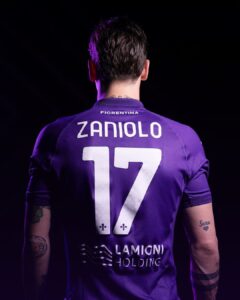 Zaniolo, el 17 de la Fiorentina