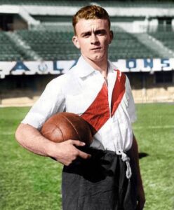 Distéfano con la camiseta de River Plate