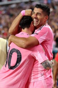 Messi y Suárez juntos