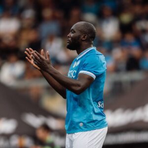 Romelu Lukaku, el delantero centro del Nápoli