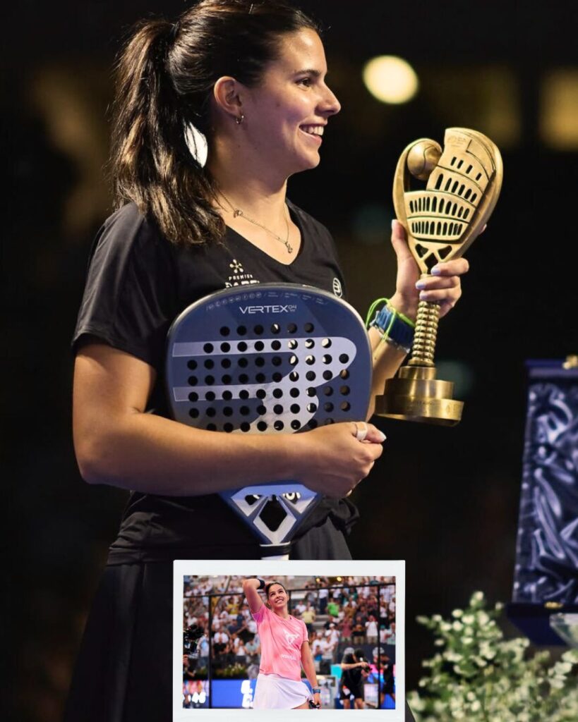 Delfi Brea, la número 1 del ranking de Premier Pádel