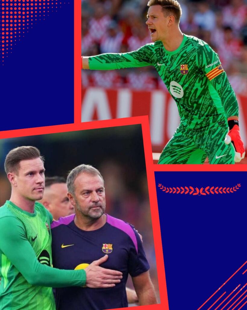 Marc-André Ter Stegen y una lesión que lo margina de la titularidad