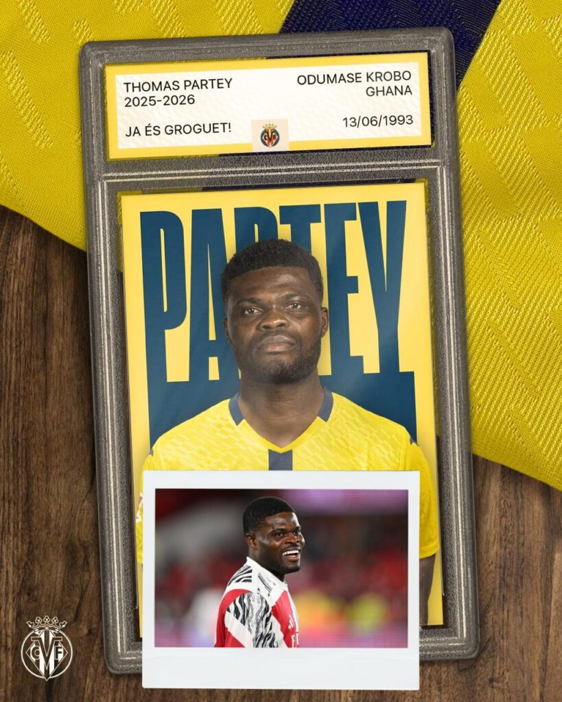 Thomas Partey, nuevo jugador del Villarreal