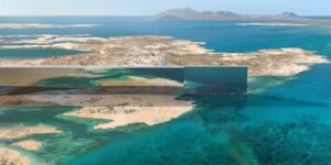 El cristal con energía renovable que separaría el estadio del Mar Rojo