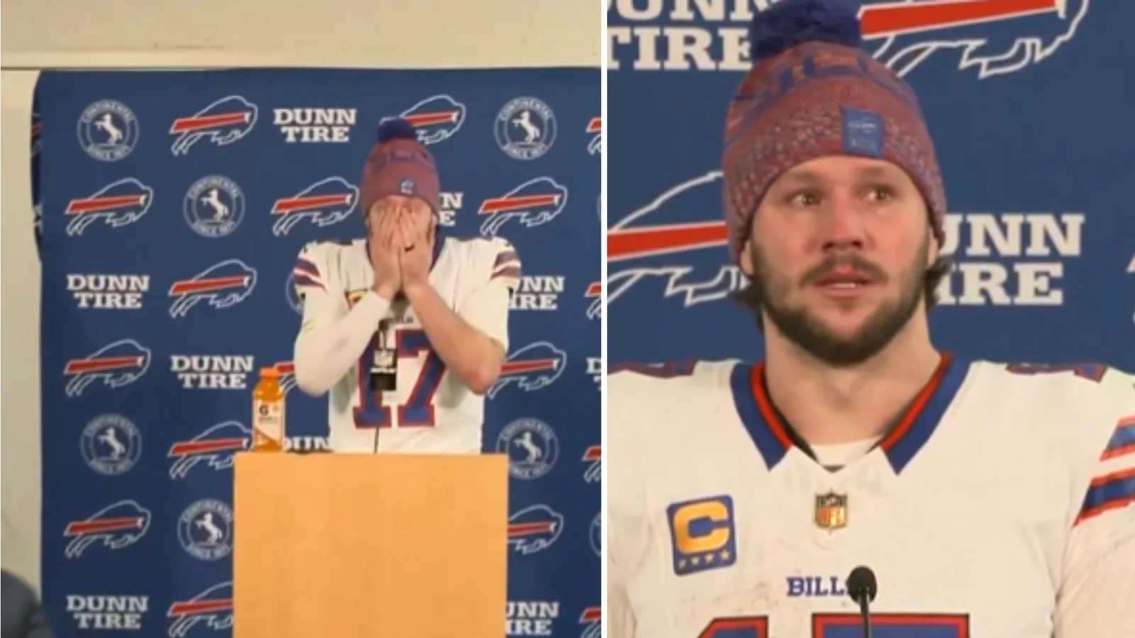 La reacción de Josh Allen de Bills tras la eliminación en Denver fue responsabilizarse con la derrota.