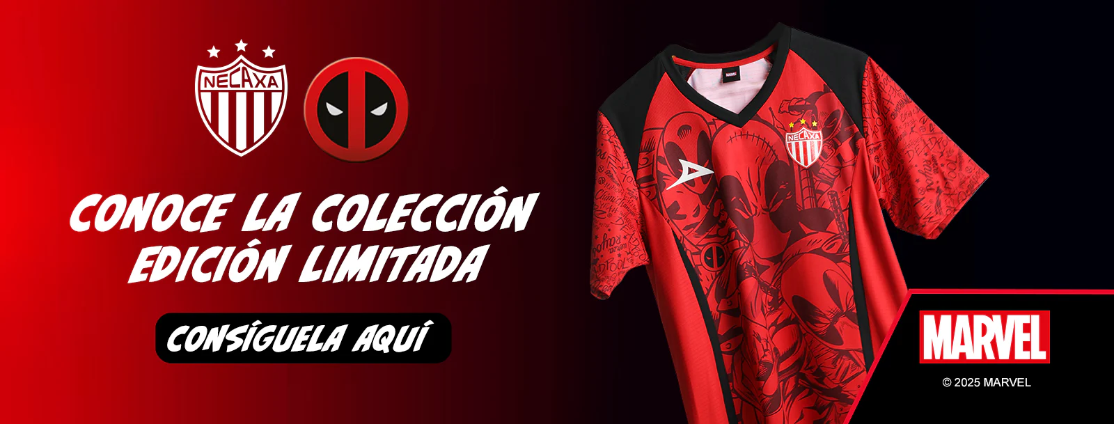 Necaxa anunció su nuevo diseño de Deadpool desde septiembre y lo vende a través de su tienda oficial