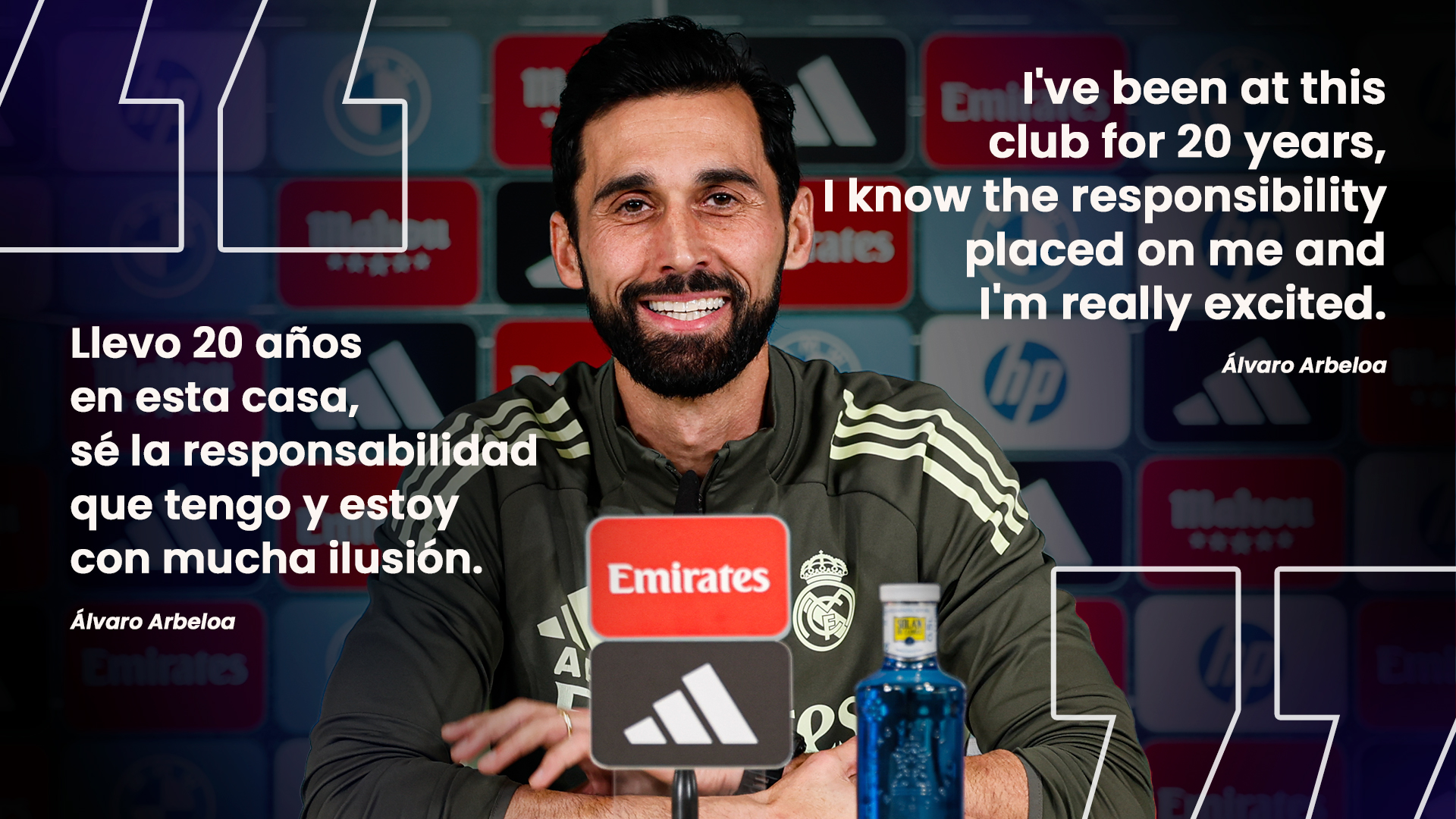 Álvaro Arbeloa asegura que tiene ilusión de dirigir al Real Madrid