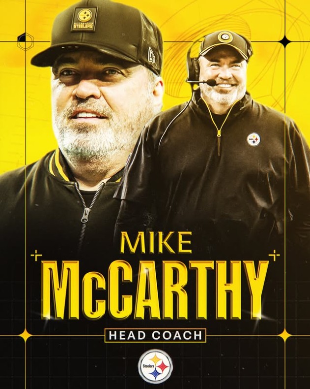 Mike McCarthy será coach de Steelers, así lo confirmó el equipo este sábado