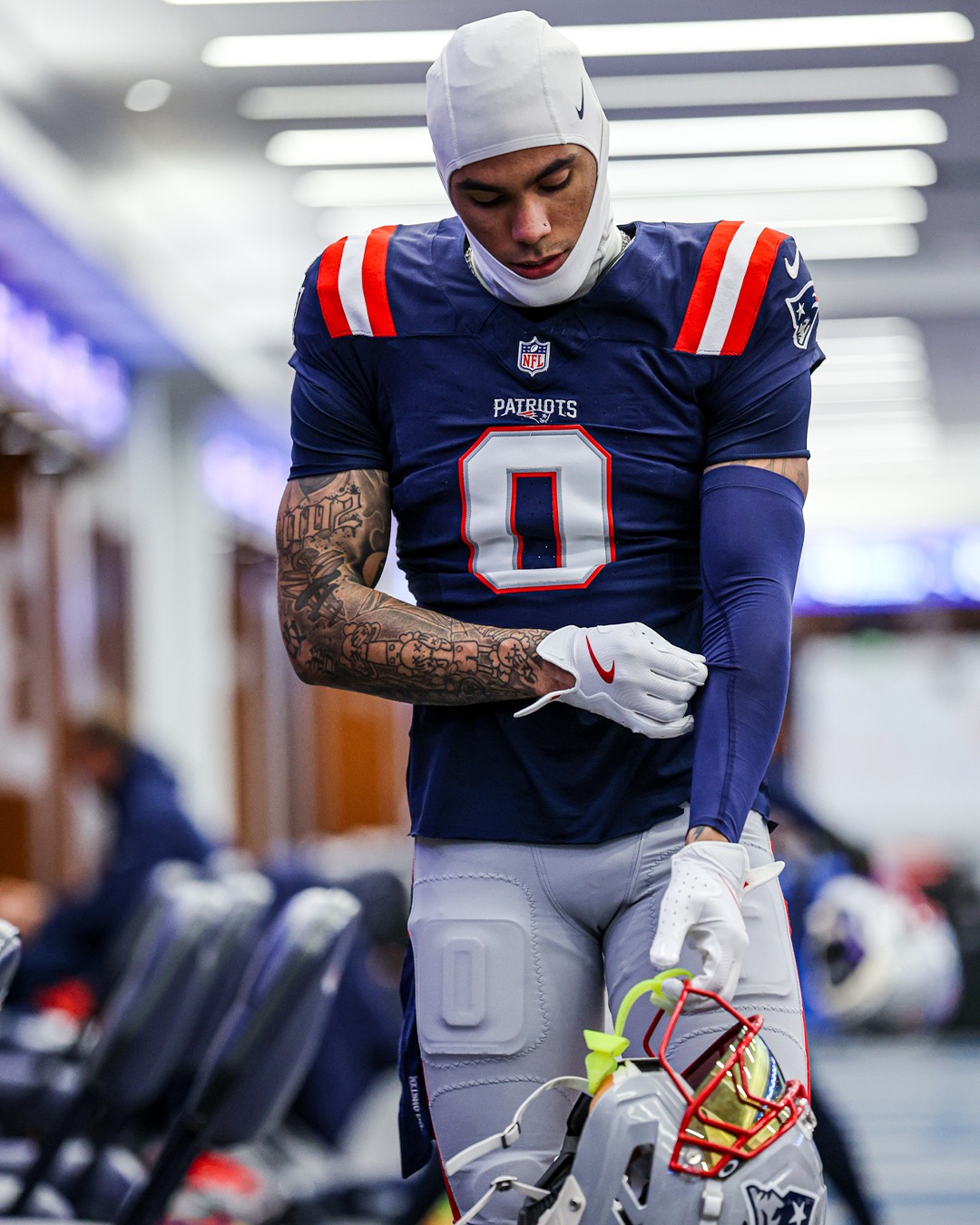 Christian González fue la figura de los Pats a la defensiva con 9 tacleadas, 6 de ellas solo, un fumble forzado y un pase defendido