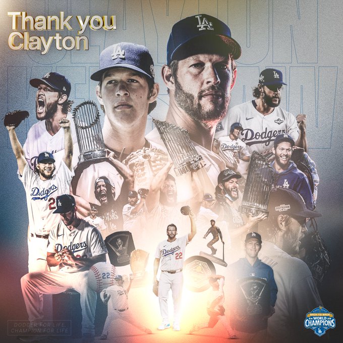 Clayton Kersaw se retiró del bésibol tras coronarse con los Dodgers en la Serie Mundial