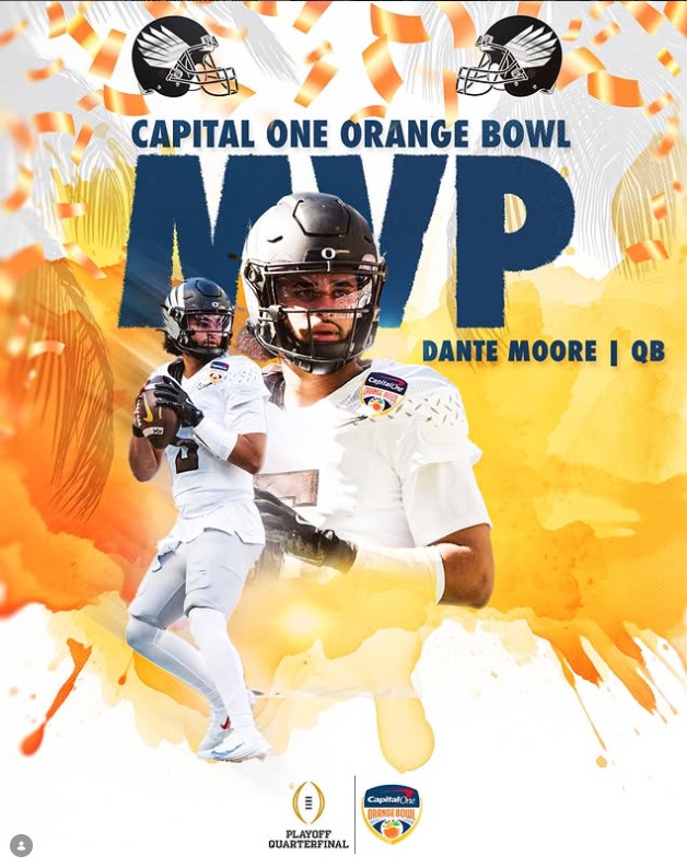 Dante Moore tuvo una gran temporada con Oregon, pero jugó poco para los estándares de la NFL.