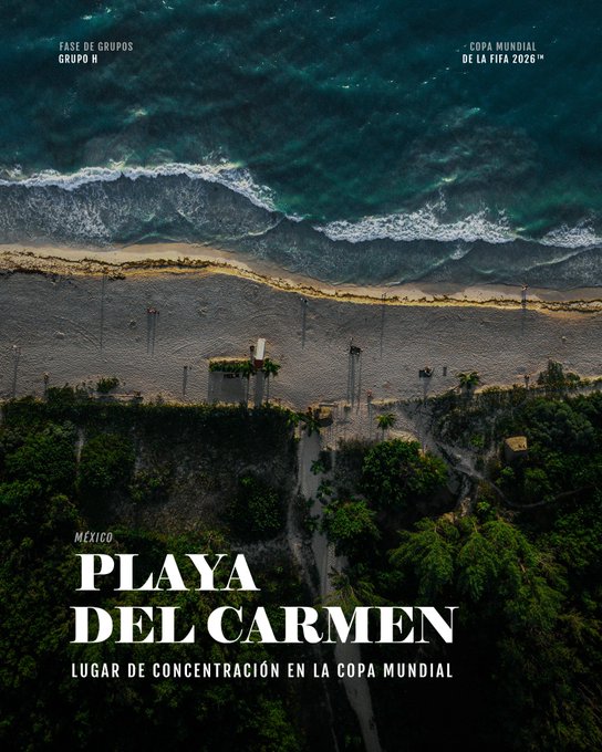 La AUF confirmó la sede de Uruguay en Playa del Carmen Mundial 2026