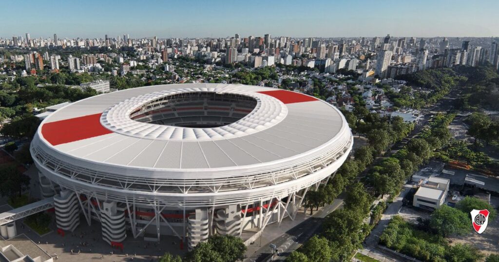 La ampliación del Estadio Monumental, tercero más grande del mundo, estará lista para el Mundial de 2030