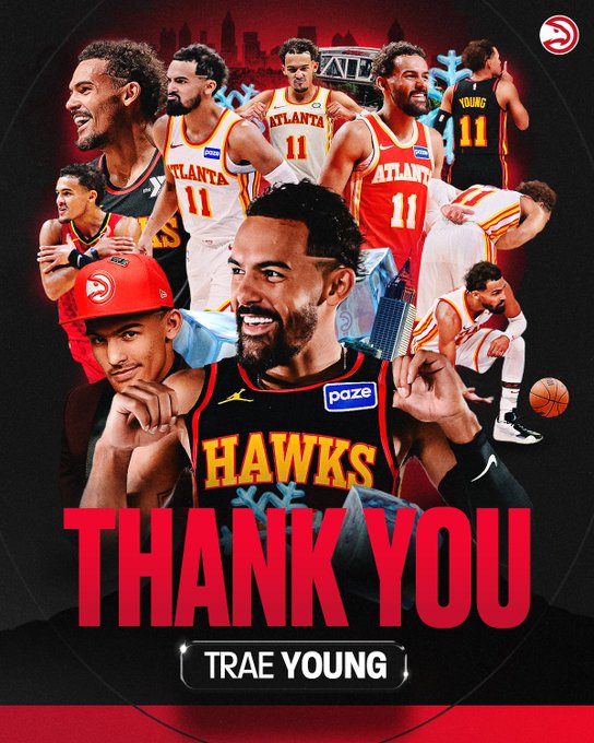 Los Hawks anunciaron el canje de Trae Young el pasado 9 de enero