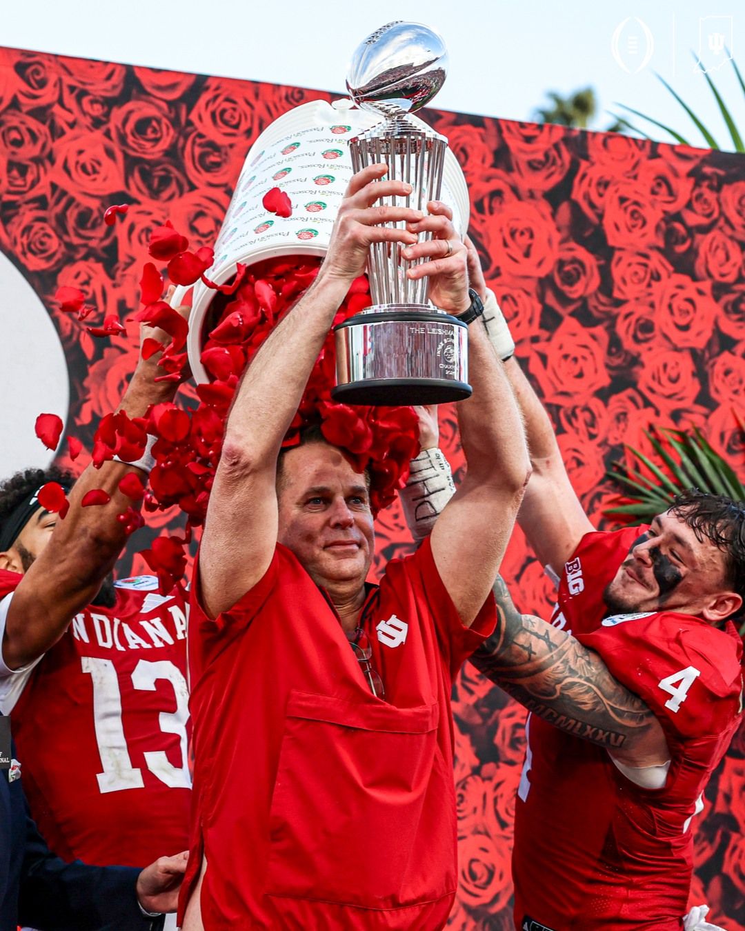 Indiana Hoosiers, una de las sorpresas en los playoffs de la NCAA en 2025.