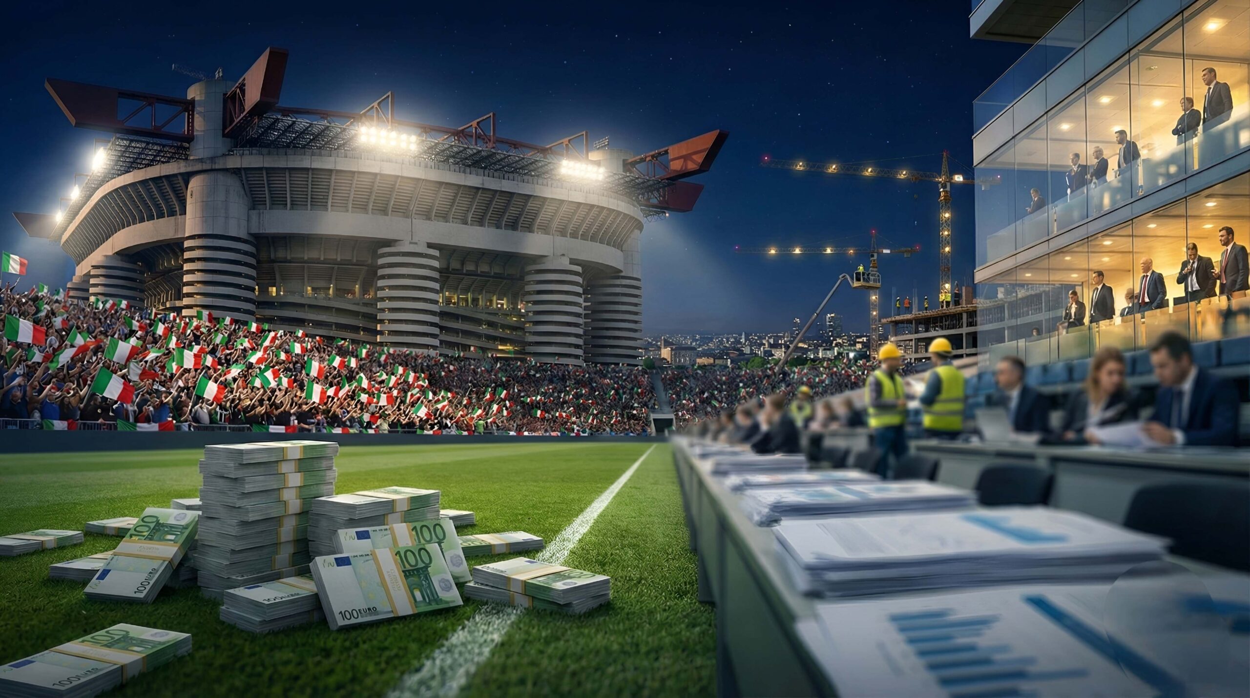 El dinero del futbol italiano en favor de la infraestructura deportiva del país