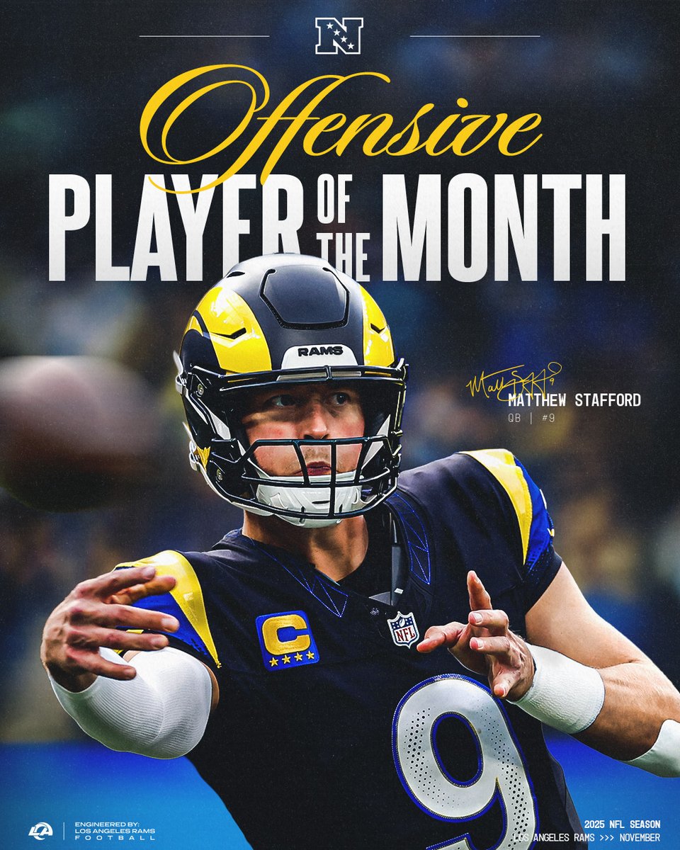 Stafford vs Maye: el quarterback de los Rams ganó el primer llamado al equipo All-Pro a sus 37 años.