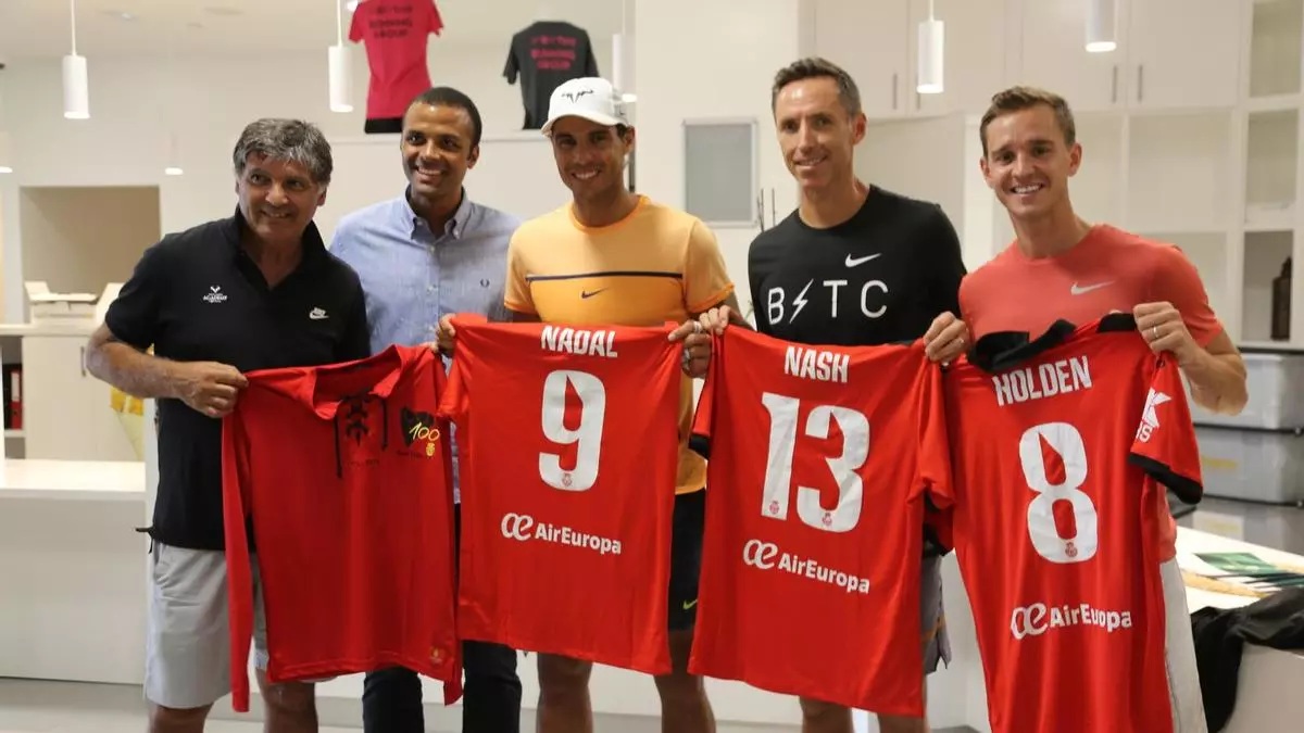 Steve Nash llegó con otros ex deportistas a la directiva del Mallorca en 2016