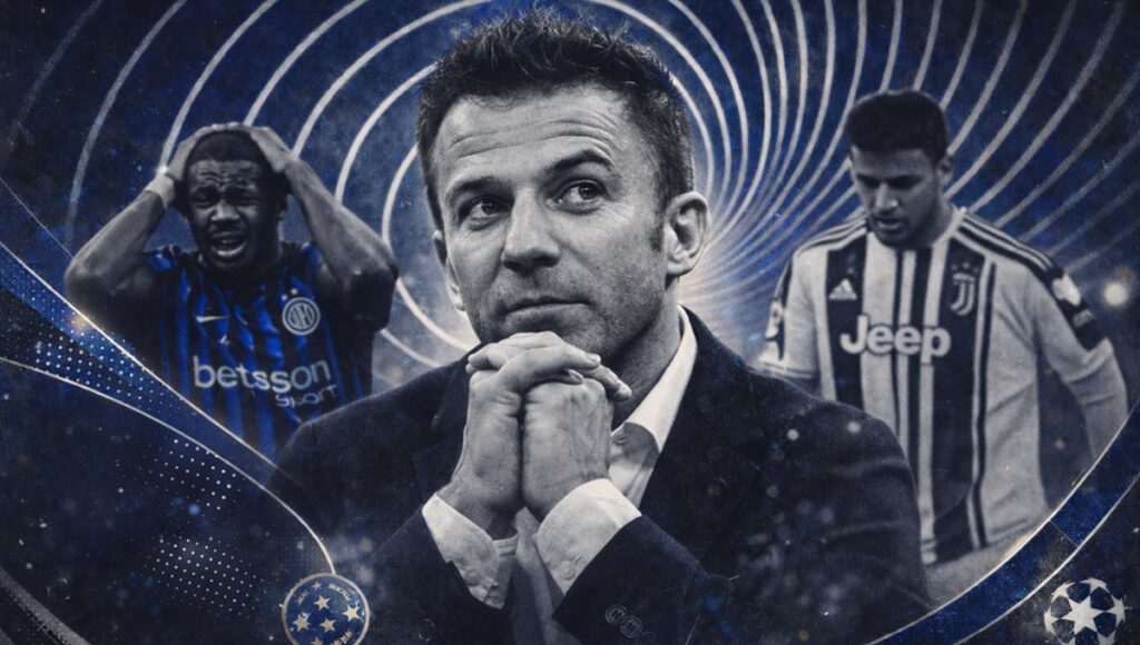 Alessandro Del Piero lamenta la crisis del fútbol italiano Champions
