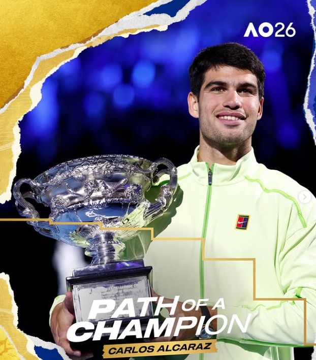 Carlos Alcaraz hace historia como el tenista más joven en conseguir el Carrer Grand Slam