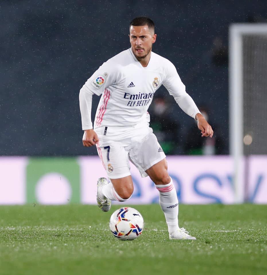 Eden Hazard jugó muy pocos minutos con el Real Madrid a causa de las lesiones