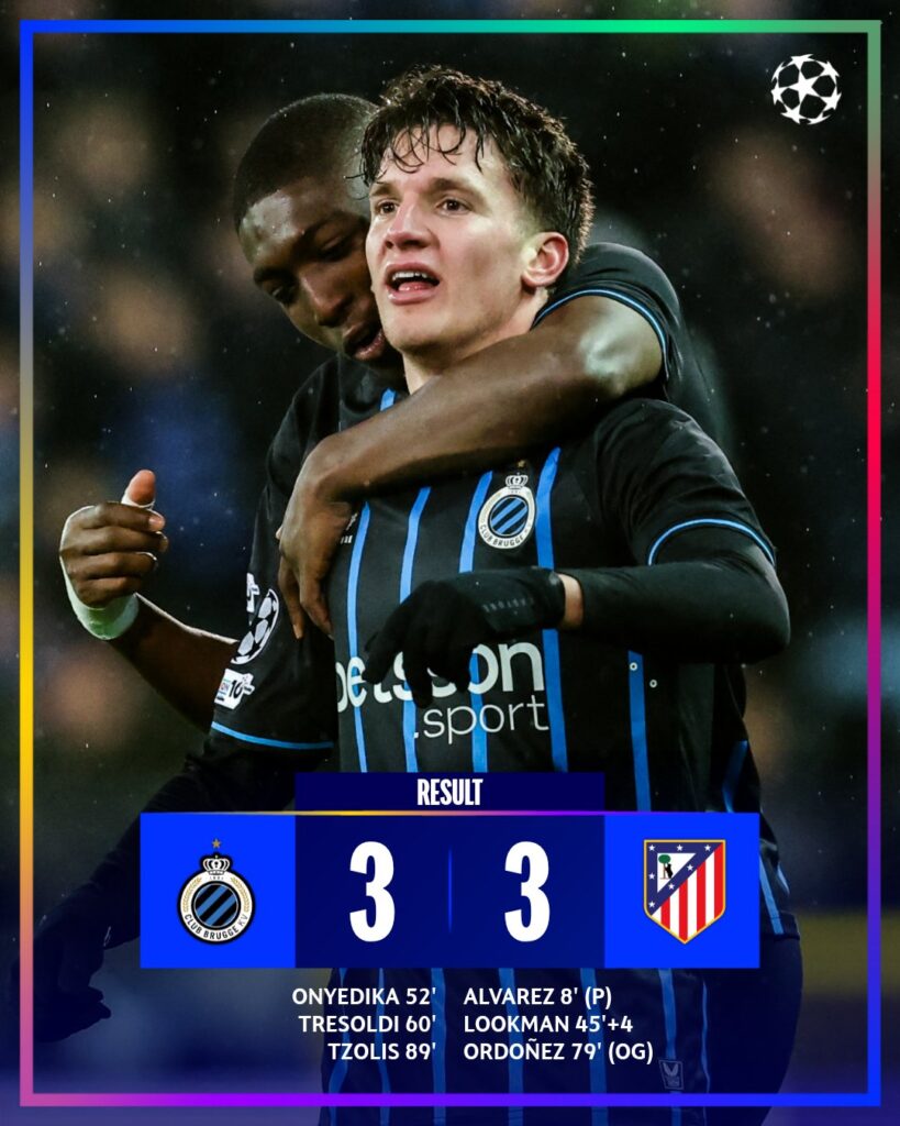 El Brujas consiguió un épico empate de último minuto ante el Atlético de Madrid