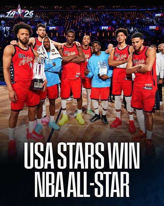 El equipo USA Stars ganó el torneo del NBA All Star-Game