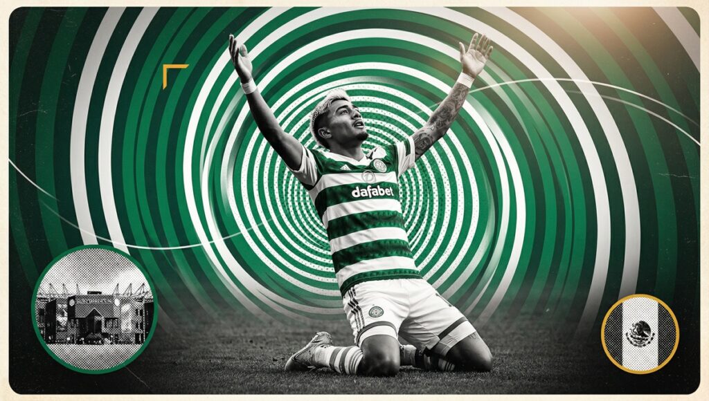 Julián Araujo en el Celtic de Escocia ya marcó su primer gol