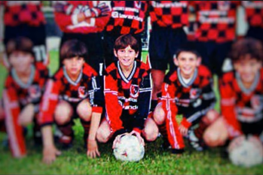 Lionel Messi se formó en las inferiores del Newell´s antes de emigrar a Barcelona
