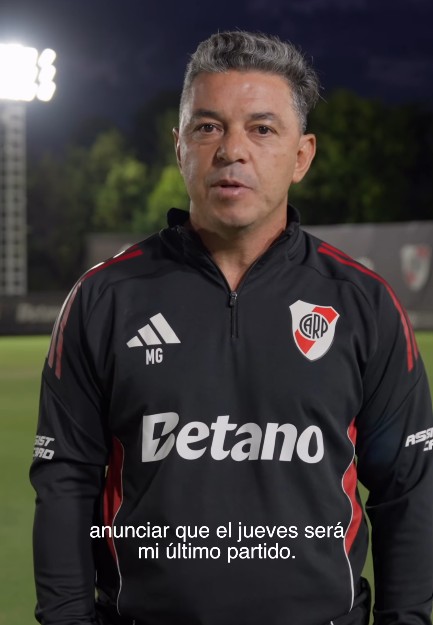 Marcelo Gallardo confirmó su salida de River Plate el jueves ante el Banfield