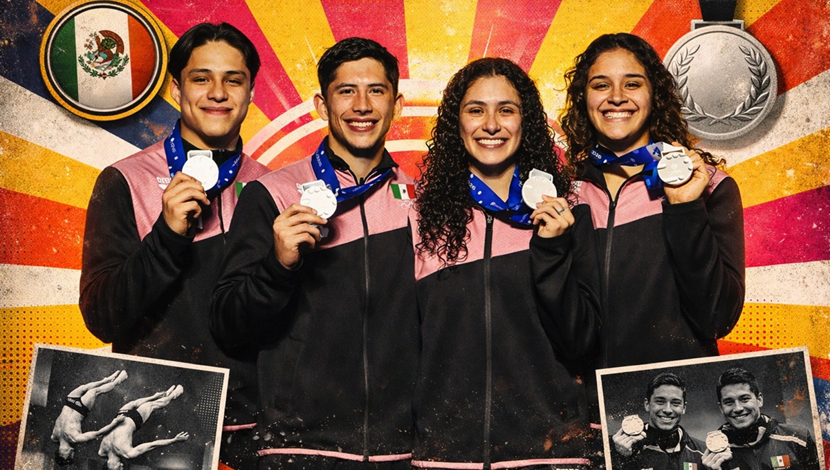 México gana plata en clavados Montreal 2026