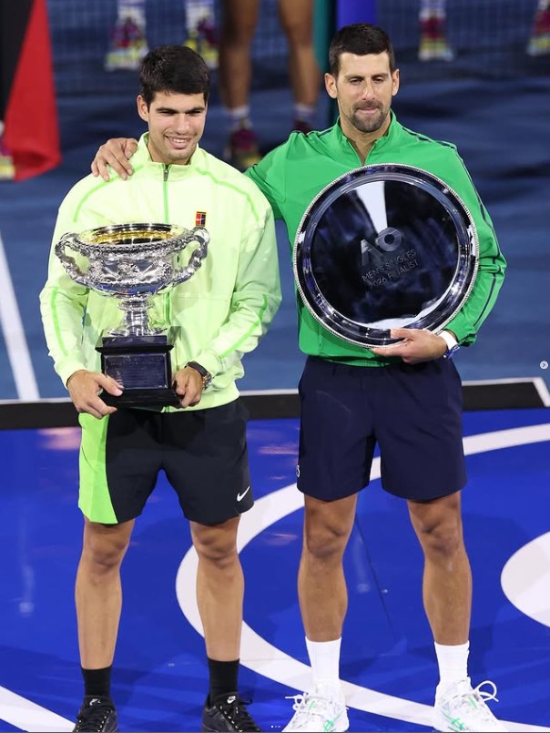 Novak Djokovic perdió la final del Australian Open ante Carlos Alcaraz