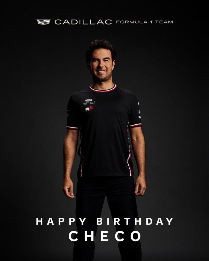 Ropa oficial Checo Pérez Cadillac, en colaboración con Tommy Hilfiger