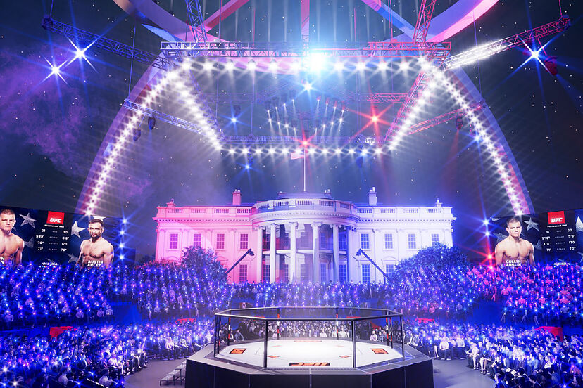UFC en la Casa Blanca costo: 60 millones estimados por noche para una función estelar en 2026