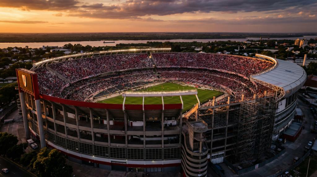 ampliación del Estadio Monumental de River Plate con capacidad para 101.000 espectadores