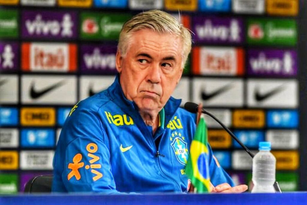 Carlo Ancelotti explicó que no llamo a Neymar porque quiere jugadores que estén al 100% en lo físico