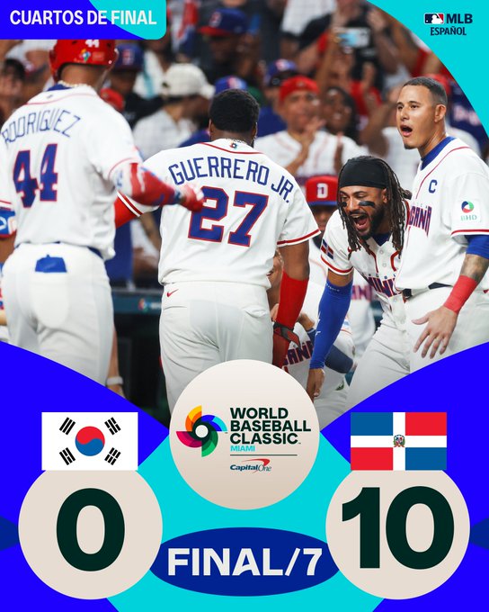 Dominicana avanzó con un sorpresivo nocaut contra Corea en los cuartos de final