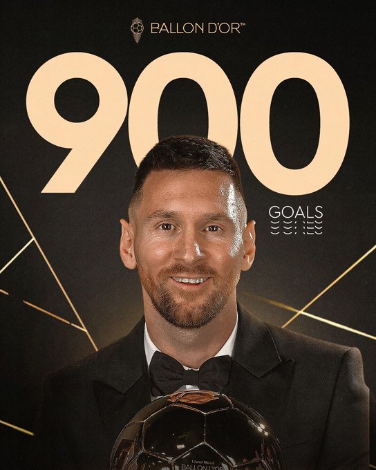 El Balón de Oro reconoció a Lionel Messi por su gol 900