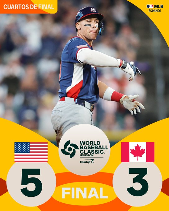 Estados Unidos terminó con el sueño de Canadá y avanza a las semifinales