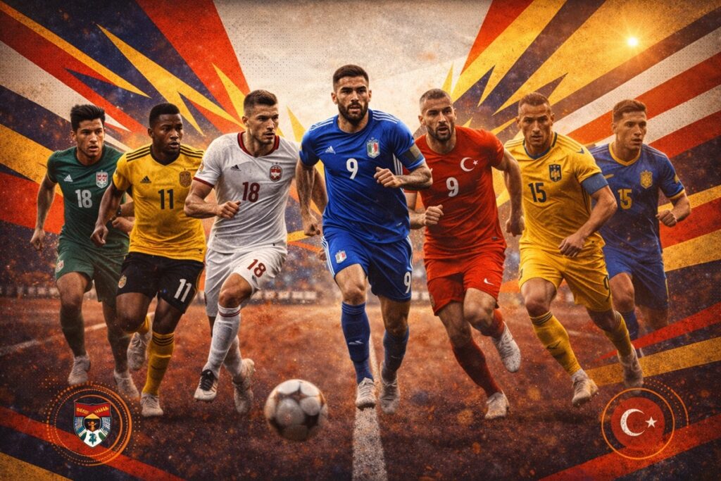 Finales repechaje y playoffs Mundial 2026: Italia, Chequía, Turquía, Bolivia, Jamaica, entre los ganadores de la primera jornada