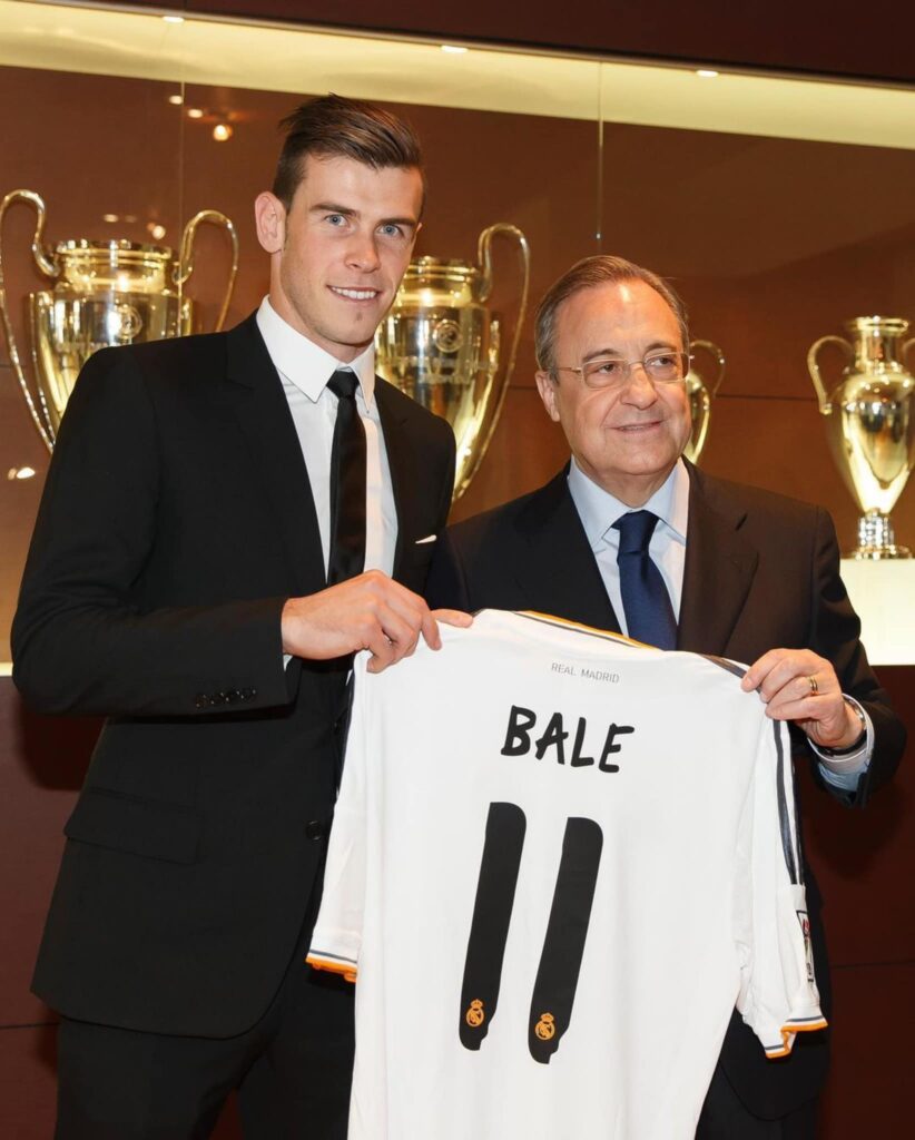 Gareth Bale llegó al Real Madrid como el primer fichaje que superaba los 100 millones de euros en la historia