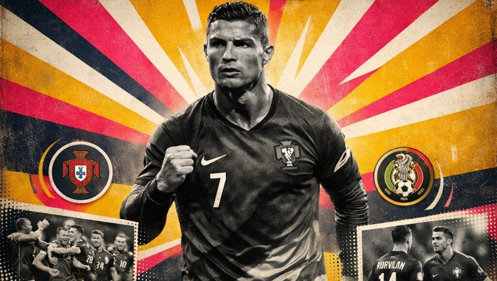 Jugará Cristiano Ronaldo contra México, el partido gira en torno a su visita a la Ciudad de México