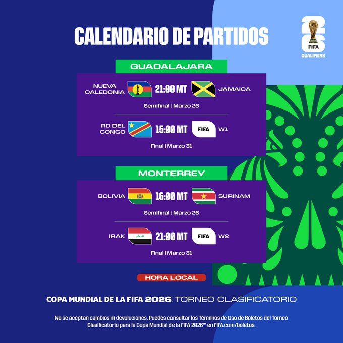 La próxima semana conoceremos a los últimos participantes en el Mundial 2026