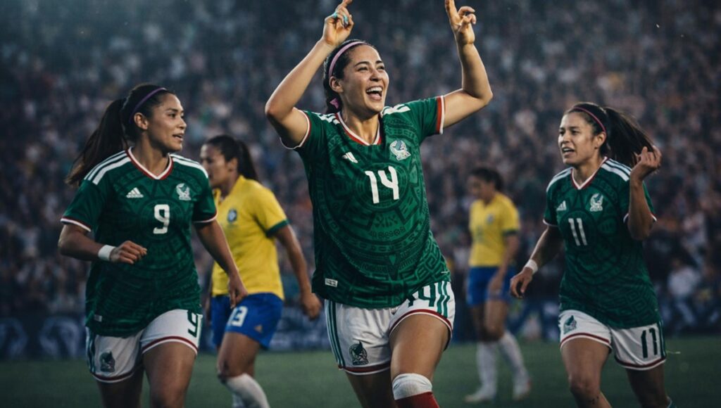 México hace historia vs Brasil con gol de Greta Espinoza