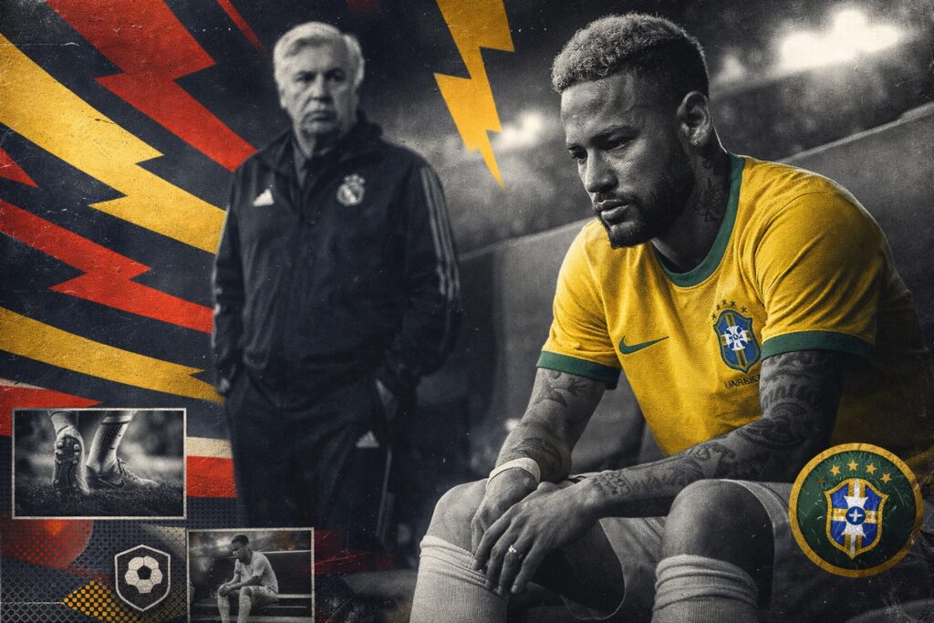 Por qué Ancelotti no convoca a Neymar a menos de 100 días del inicio del Mundial