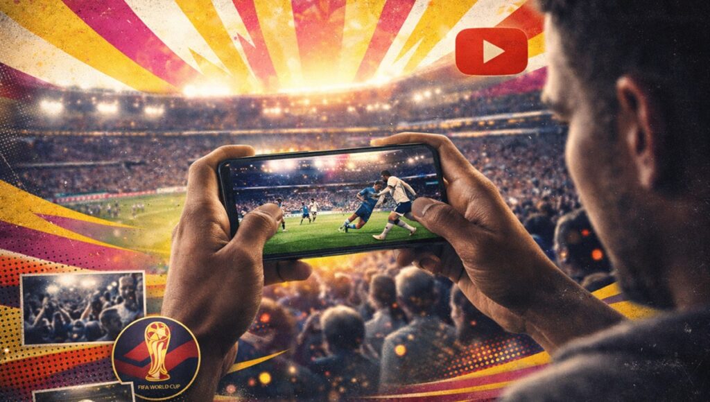 Puedes ver el Mundial 2026 en Youtube gratis; hay una alternativa